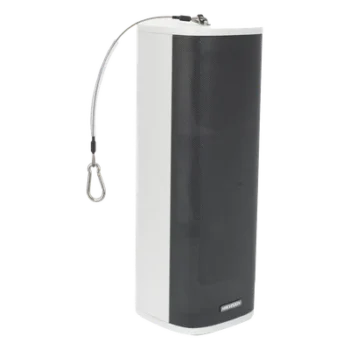 Bocina IP Columna / 60 Watts / Exterior IP66 / Almacenamiento 4 GB / 2 Entradas de Alarma / Audio Bidireccional