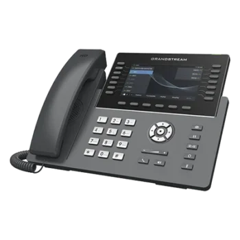Teléfono IP Carrier-Grade / 14 Líneas SIP / 6 Cuentas / Wi-Fi Dual-Band 802.11ac / Pantalla LCD 5" / Puertos Gigabit / PoE / Audio Full HD Opus