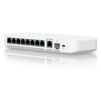 Switch Administrable / 8 Puertos 2.5GbE / 1 Puerto 10GbE RJ45/SFP+ / 60 Gbps / PoE+ o USB-C