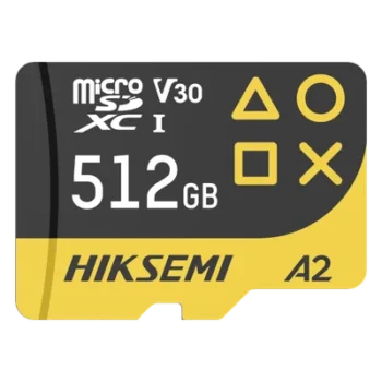 Memoria microSDXC / 512 GB / Lectura 200 MB/s / Escritura 150 MB/s / V30 U3 A2 / Gaming / NAND TLC