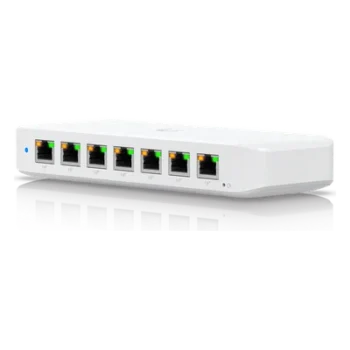 Switch PoE Capa 2 / 8 Puertos GbE / 7 Puertos PoE+ / 1 Puerto Entrada PoE++ / 52 W Presupuesto PoE / 16 Gbps Capacidad de Conmutación / Montaje Versátil