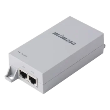 Inyector PoE / 50 VCC / 1.2 A / Gigabit / 2 x RJ-45 blindados / 65 x 36 x 163 mm / 0.4 kg