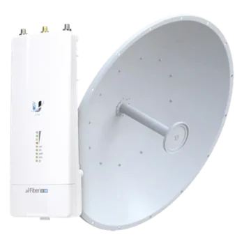 Kit de Enlace Inalámbrico Punto a Punto / 1 Gbps+ / 34 dBi / Slant-45 / 4096 QAM / 2 Mpps / 5 GHz