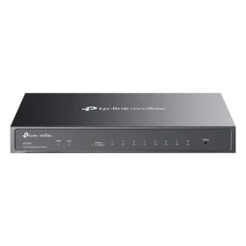 Switch Administrado Gigabit / 8 Puertos / 16 Gbps Capacidad Switching / 11.90 Mpps / PoE PD / Fanless / Montaje Pared-Escritorio