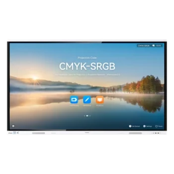 Pantalla Interactiva / 86 pulgadas / 4K / Wi-Fi 6 / Latencia 16 ms / 6 Micrófonos / 4 Altavoces 30 W