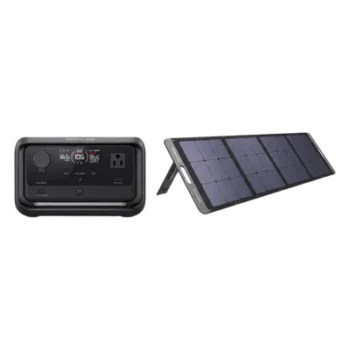 Estación de Energía Portátil / 600W AC / X-Boost 1200W / Batería LiFePO4 286Wh / Panel Solar 200W / UPS <10ms / IP67