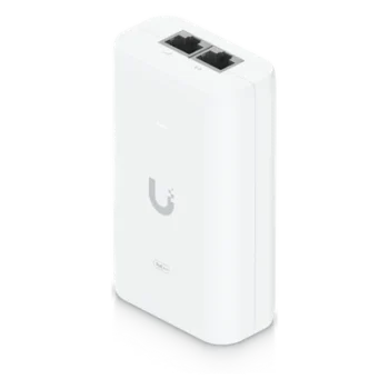 Inyector PoE++ / 48V DC @ 1.25A / Hasta 60W / Gigabit LAN / 4 Pares de Alimentación / LED de Estado