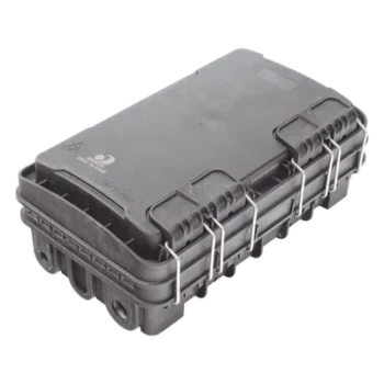 Caja de Distribución de Fibra Óptica / 24 Empalmes / 8 Puertos SC/APC / IP65 / Exterior / PP Resistente UV y Fuego