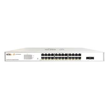 Switch Administrable PoE / 24 Puertos Gigabit PoE af/at / 2 x SFP Gigabit / 52 Gbps / Presupuesto PoE 370 W / Administración Cloud