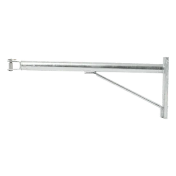 Brazo de Extensión para Fibra Óptica / 60 cm (1.97 ft) / Acero Galvanizado en Caliente / 2.4 kg / Herraje Tipo D / Compatible ADSS, Figura 8