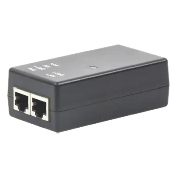 Inyector PoE / 30 VCC / 15W / Gigabit Ethernet / Exterior / 100-240 VCA