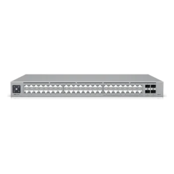 Switch Administrable Capa 3 / 48 Puertos RJ45 (16 × 2.5 GbE + 32 × 1 GbE) / 4 Puertos SFP+ 10G / Capacidad 224 Gbps / Pantalla LCD Táctil 1.3" / Etherlighting™ / RPS DC