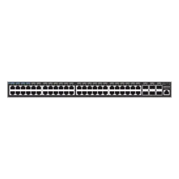 Switch Capa 3 PoE+ Administrable / 48 Puertos Gigabit / 6 SFP+ 10G / 740W / 216 Gbps / 2.43 ft (0.74 m) Altura