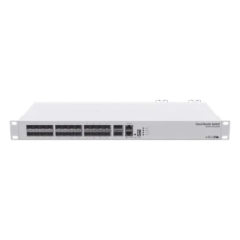 Cloud Router Switch / Dual OS / 24x 10G SFP+ / 2x 40G QSFP+ / 640 Gbps / 252 Mpps / Redundante