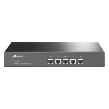 Router Balanceador de Carga / 4 Puertos WAN / 30,000 Sesiones Concurrentes / Firewall Integrado / Control de Banda por IP