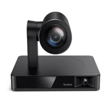 Cámara de Videoconferencia IP / Dual 4K / Sensor 8 MP / Zoom Óptico 12x / Campo de Visión 120° Panorámico / Seguimiento Automático por Voz