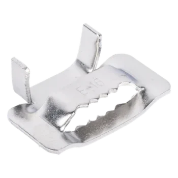 Hebillas de Acero Inoxidable / 16 mm / Para Fleje 5/8 / Paquete 100 pz