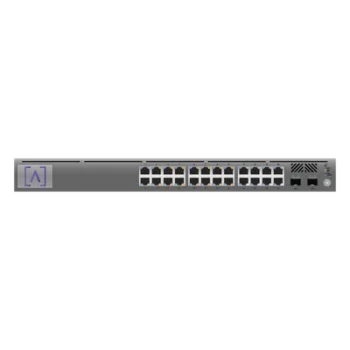 Switch Administrable PoE+ / 24 Puertos Gigabit / 16 Puertos PoE+ 802.3af/at / 2 SFP+ 10G / 240W / 1U Rack / -5°C a 50°C (23°F a 122°F)