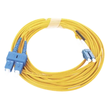 Jumper de Fibra Óptica / Monomodo 9/125 / LC/UPC-SC/UPC / Dúplex / PVC 2.0 mm / 5 m (16.40 pies)