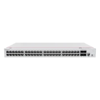 Switch PoE Administrable / 48 Puertos Gigabit / 4 Puertos 10GE SFP+ / PoE Perpetuo 380W / 176 Gbps / Capa 2