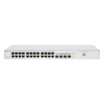Switch Administrable L2 / 24 Puertos Gigabit / 4 SFP 1G / 56 Gbps / Sin Ventilador / Protección 6 kV