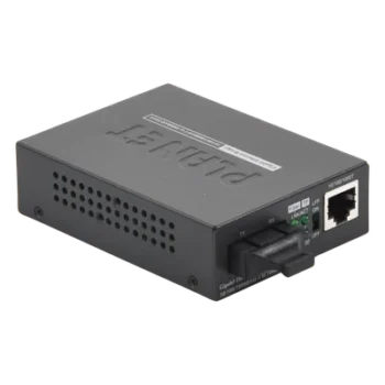 Convertidor de Medios / 1000 Mbps / Fibra Multimodo / 550 m (1804.5 ft) / Conector SC / LFP Configurable