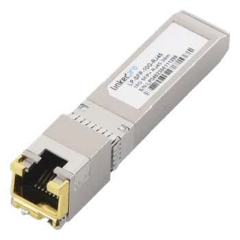 Transceptor SFP+ / 10 Gbps / RJ45 / 10GBASE-T / Alcance 30 m (98.4 ft) / Hot-Pluggable / Monitoreo DDM