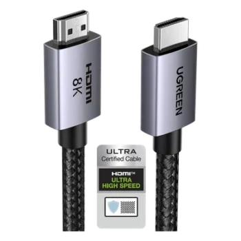 Cable HDMI 2.1 / 8K@60Hz / 48Gbps / 2m (6.56 pies) / HDR10+ / eARC / Aluminio / Nylon trenzado