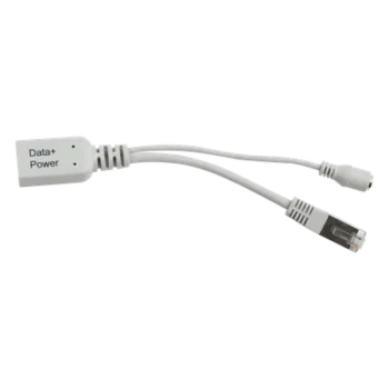 Inyector PoE Pasivo / 10-100Mbps / Voltaje 10-28VDC / Fast Ethernet