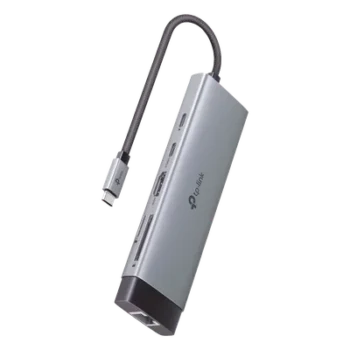 HUB USB-C 9 en 1 / HDMI 4K@60Hz / Ethernet Gigabit / 100W PD / 140.2x43x14.3 mm (0.46x0.14x0.047 ft)