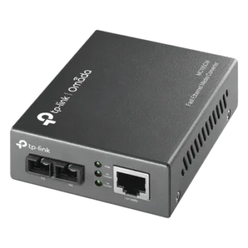 Convertidor de Medios / Fibra Multimodo SC / RJ45 10/100 Mbps / 100 Mbps / Alcance 2 km / Plug and Play