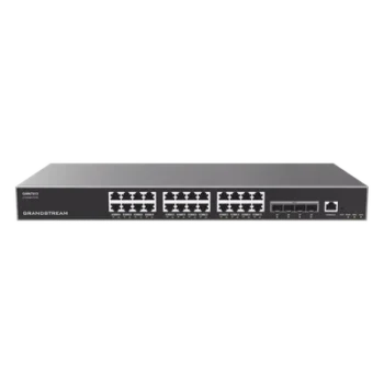 Switch Capa 3 Administrable / 24 Puertos Gigabit / 4 SFP+ 10G / 128 Gbps Capacidad Conmutación / 95.2 Mpps / Rack 1U