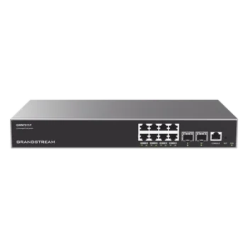Switch Capa 3 PoE+ Administrable / 8 puertos Gigabit / 2 puertos SFP+ 10G / 120W / 394 pies