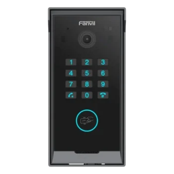 Videoportero IP SIP / Cámara HD 2 MP / IR Nocturno / IP65 e IK07 / Teclado Numérico / BLE y Tarjeta IC / 10,000 Tarjetas / SIP 2.0 y ONVIF