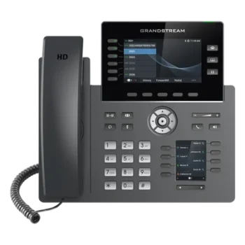 Teléfono IP / 6 Líneas SIP / Wi-Fi 5 Dual Band / Bluetooth 5.0 / Pantalla 4.3" / 48 Teclas MPK / PoE / Audio HD Opus