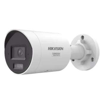Bala IP / 8 Megapixel / Lente 2.8 mm / 40 m IR + Luz Blanca / 131 pies / IP67 NEMA 4X / WDR 130 dB / Dual Micrófono / AcuSense 3.0