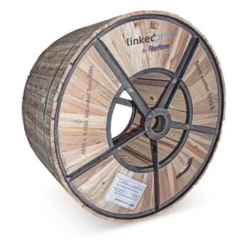 Cable de Fibra Óptica ADSS / Monomodo G.652D / 6 Hilos / Armadura Anti-Roedor / Span 200 m (656.2 ft) / 4 km / Dieléctrico Autosoportado