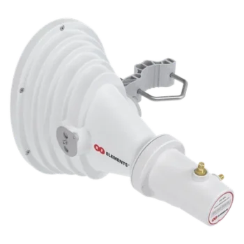 Antena Sectorial Horn / Radiación Asimétrica 45° / 4.9 - 6.4 GHz / 17 dBi / Conector RP-SMA / 238 x 245 x 163 mm