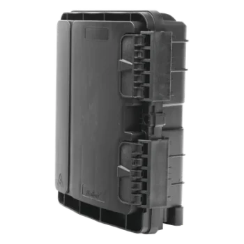 Cierre de Empalme para Fibra Óptica / 20 Fusiones / IP65 / 8 Acopladores SC/APC / Splitter 1x8 / Exterior / Poste