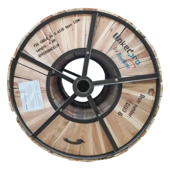 Carrete Fibra Óptica Aérea Figura 8 / Monomodo G.652D / 6 Hilos / Span 120 m / 4 km / 13,123 ft