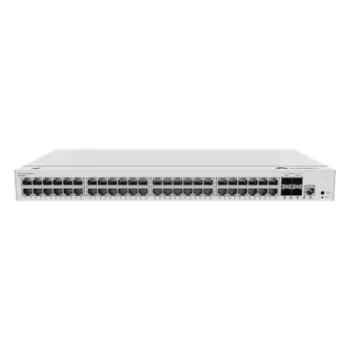 Switch PoE Administrable Capa 3 / 48 Puertos Gigabit PoE / 4 Uplink 10GE SFP+ / PoE Perpetuo / 380W / iStack / ERPS