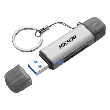 Lector de Tarjetas / USB 3.2 5 Gbps / Dual USB-A y USB-C / SD y Micro SD Simultáneo / Aluminio 73 mm