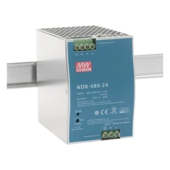 Fuente de Poder Industrial / 480W / Salida 24Vcc 20A / Entrada 100-240Vca / Eficiencia 92.5% / Riel DIN