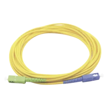 Jumper de Fibra Óptica / Monomodo OS1/OS2 / SC/UPC-SC/APC / Simplex / 3 m (9.84 ft) / PVC Amarillo