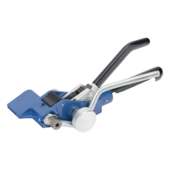 Flejadora Tipo Matraca / Corte Integrado / Fleje 6-20 mm (1/4" a 3/4") / Espesor 0.4-0.76 mm / Acero Resistente