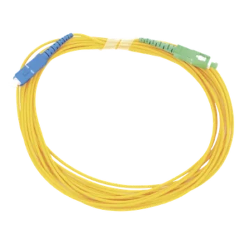 Jumper de Fibra Óptica / Monomodo OS2 G.652D / SC/UPC-SC/APC / Simplex 2mm / 5 m (16.40 ft) / PVC Amarillo
