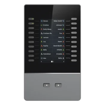 Módulo de Extensión IP / Pantalla LCD 4.3" / 272 x 480 píxeles / 40 Contactos por Módulo / Hasta 160 Líneas en Cascada / BLF y Conferencia