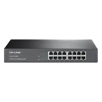 Switch / 16 Puertos / 10/100 Mbps / Escritorio y Rack / 13 Pulgadas / Sin Ventilador