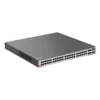 Switch Core Capa 3 / 48 Puertos Multi-Gigabit 5G / 24 Puertos Hi-PoE 90 W / 4 SFP28 25G / 2 QSFP+ 40G / PoE Total 1,480 W