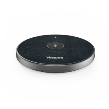 Micrófono Inalámbrico de Mesa / Captación 360° / Alcance 6 m (19.7 ft) / Arreglo de 3 Micrófonos / Wi-Fi Cifrado / Base de Carga Incluida